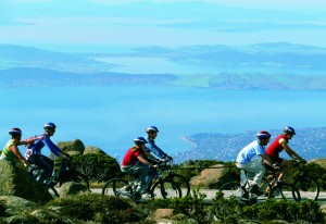 Cycling on Mount Wellington